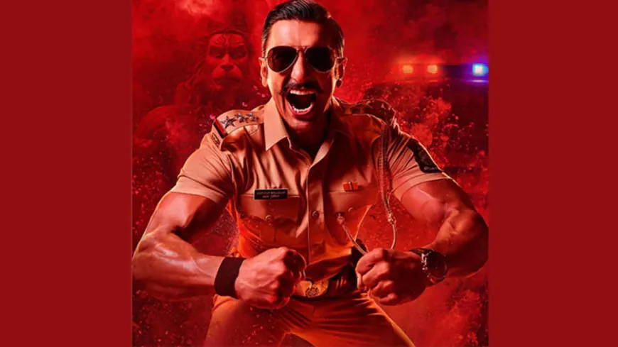 Ranveer Singh Flaunts His Biceps in New Poster for Rohit Shetty’s ‘Singham Again’