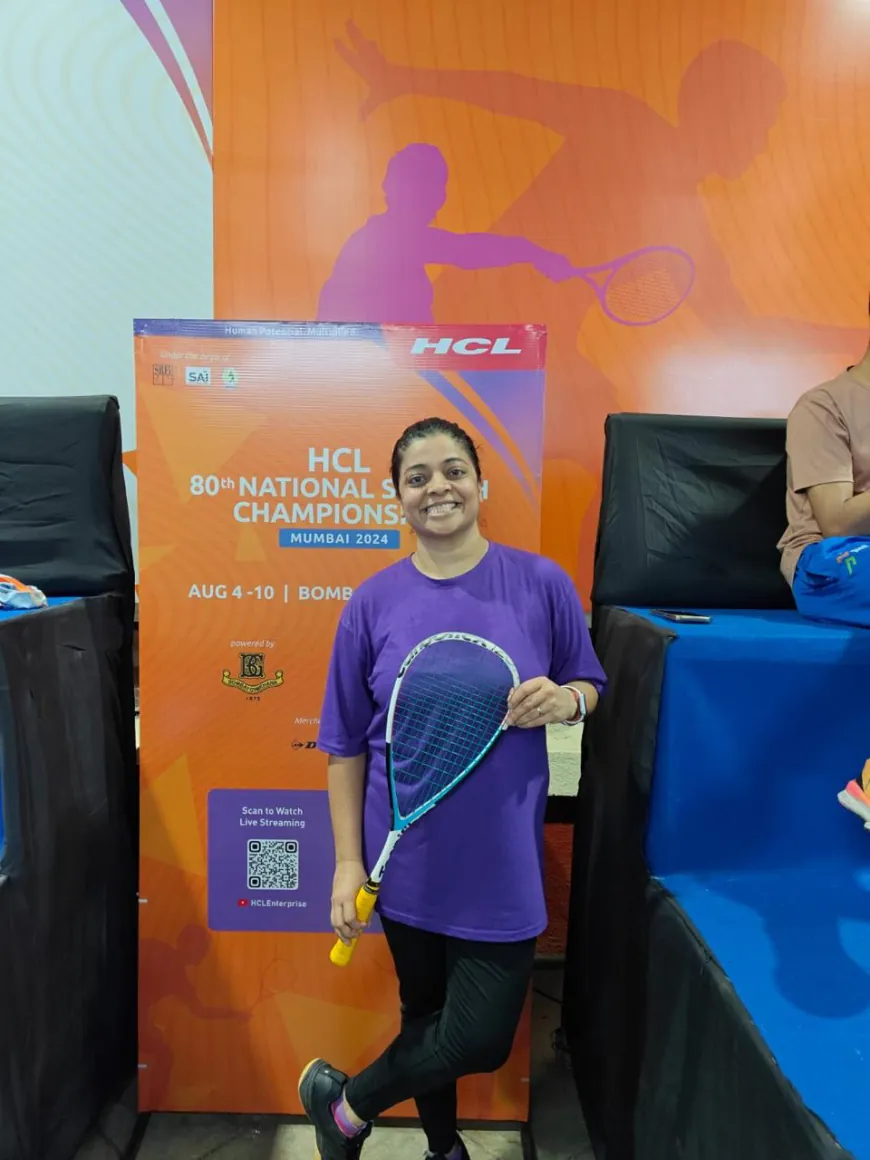 Nivedita Basu shares her love for squash; urges everyone to play a sport 